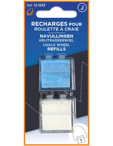 Recharges pour roulette à craie
