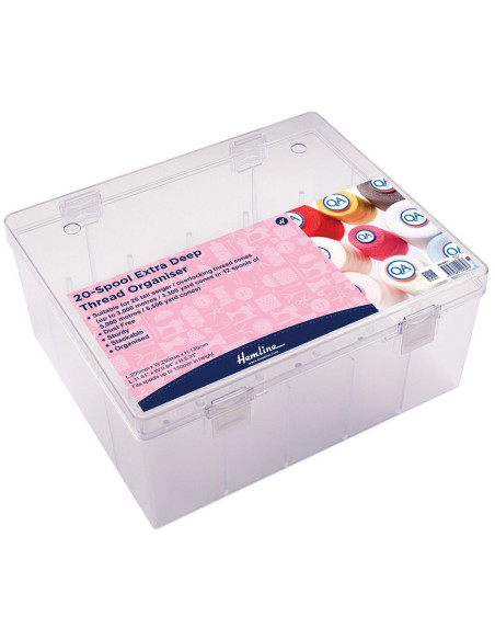 Boite de rangement extra profonde pour cônes de fils