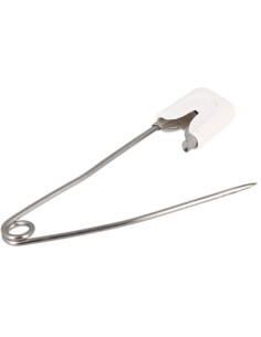 Carte de 4 épingles de sûreté bébé inox avec sécurité Bohin 2