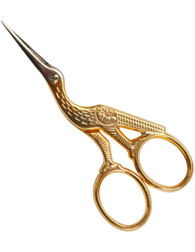 Ciseaux de broderie cigogne dorée 9 cm Bohin