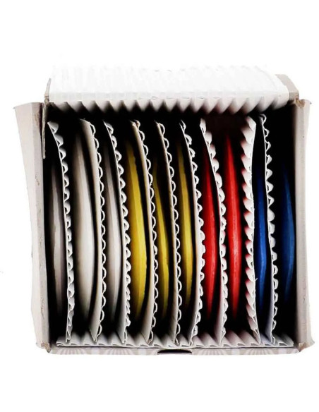 Boite de 10 craies triangulaires couleurs assorties Bohin