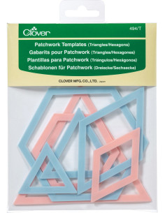 Gabarits patchwork - Triangle et Hexagone