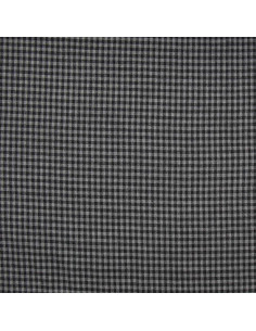 Tissu flanelle à carreaux - Gris 2