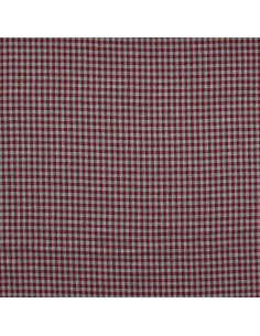 Tissu flanelle à carreaux - Bordeaux 2