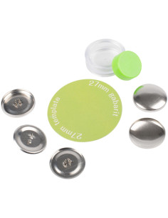 Boite de 3 boutons à recouvrir avec outil de pose Bohin - 27 mm 2