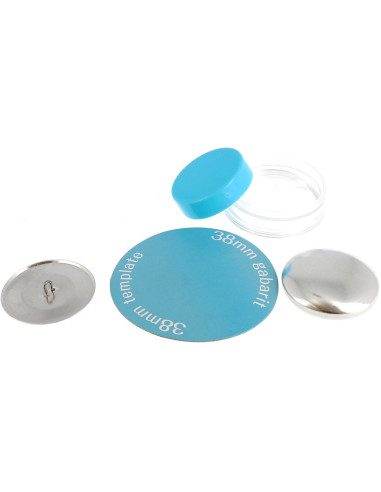 Boite de 2 boutons à recouvrir avec outil de pose Bohin - 38 mm