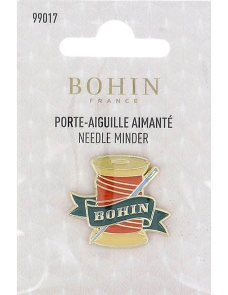 Porte-aiguilles aimanté Bohin - Vintage bobine de fil