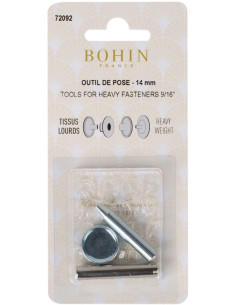 Outil de pose matrice métallique pour tissus lourds Bohin