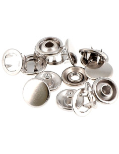 Boite de 8 pressions sans couture jersey 10 mm Bohin - Argent 2