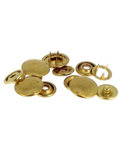 Boite de 8 pressions sans couture jersey 12 mm Bohin - Doré 2