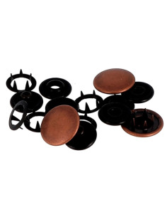 Boite de 8 pressions sans couture jersey 12 mm Bohin - Cuivre 2