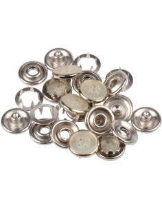 Boite de 6 pressions sans couture jersey 12 mm Bohin - Nacré 2
