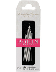 Aiguilles à bâtir et à froncer, mode Bohin