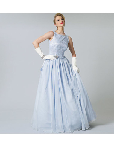 Patron de robe année 1956 - Vogue 8729