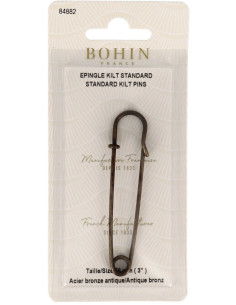 Epingle kilt 76 mm - Bronze antique Bohin