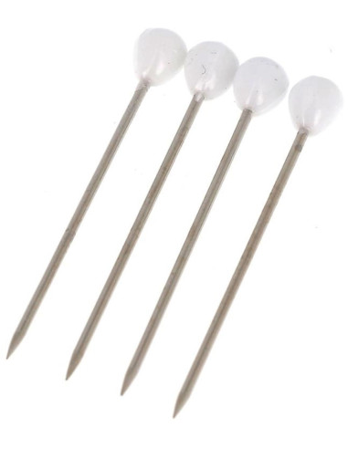 Boite de 100 houzeaux tapissier forme ronde blanche Bohin
