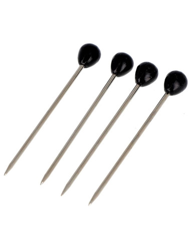 Boite de 100 houzeaux tapissier forme ronde noire Bohin