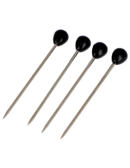 Boite de 100 houzeaux tapissier forme ronde noire Bohin
