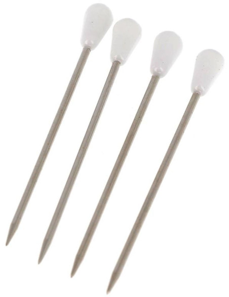 Boite de 100 houzeaux tapissier forme poire blanche Bohin