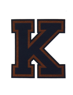 Motif extra fin lettre - K