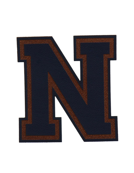 Motif extra fin lettre - N