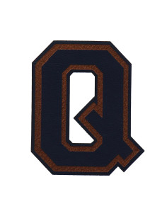 Motif extra fin lettre - Q