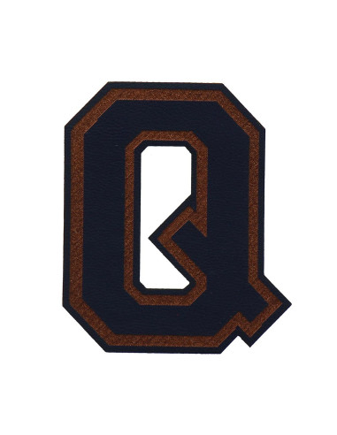 Motif extra fin lettre - Q