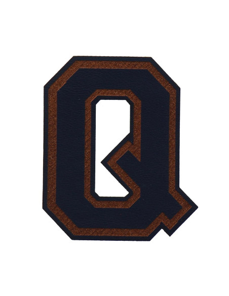 Motif extra fin lettre - Q