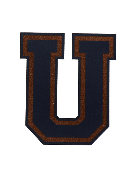 Motif extra fin lettre - U