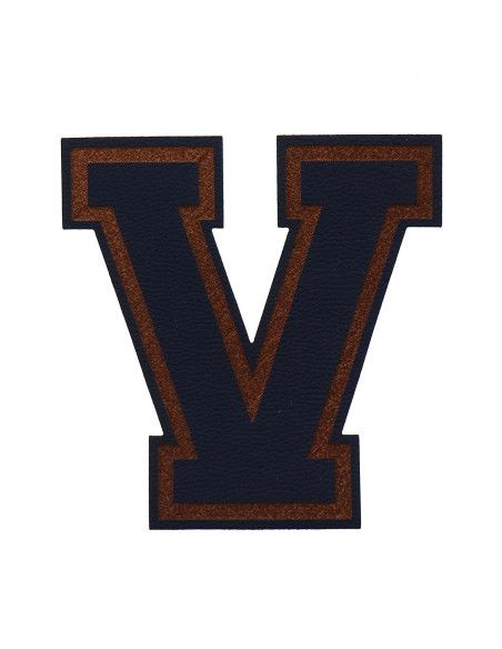 Motif extra fin lettre - V