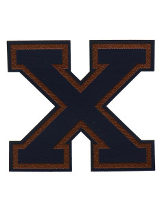Motif extra fin lettre - X