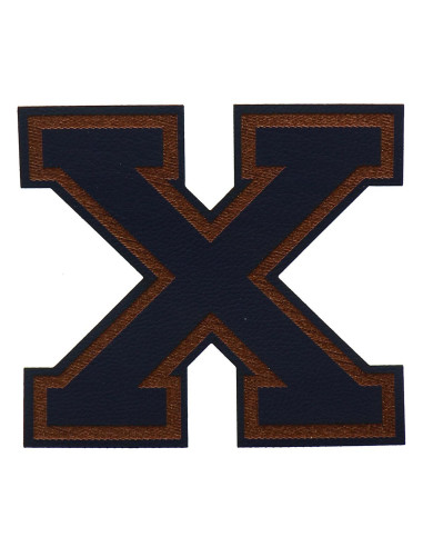 Motif extra fin lettre - X