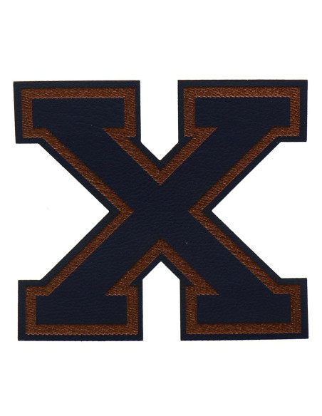Motif extra fin lettre - X