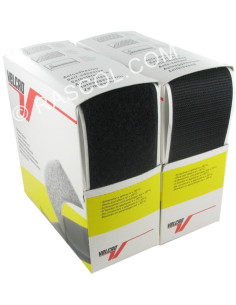 VELCRO® Brand adhésif noir 50 mm de large boite de 5 mètres