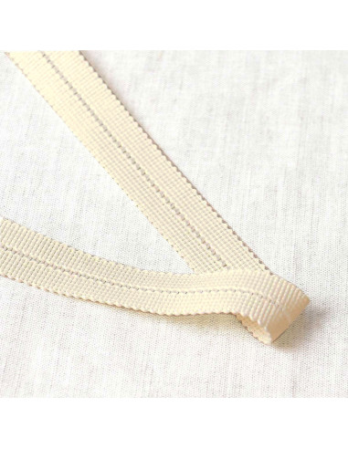 Tresse pré-pliée - Écru