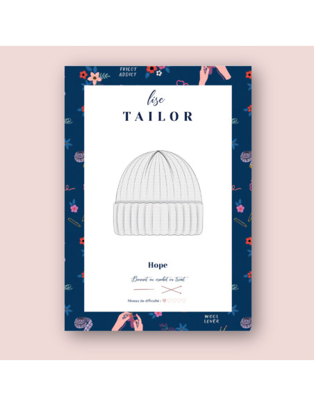 Patron de tricot - Bonnet Hope - Lise Tailor