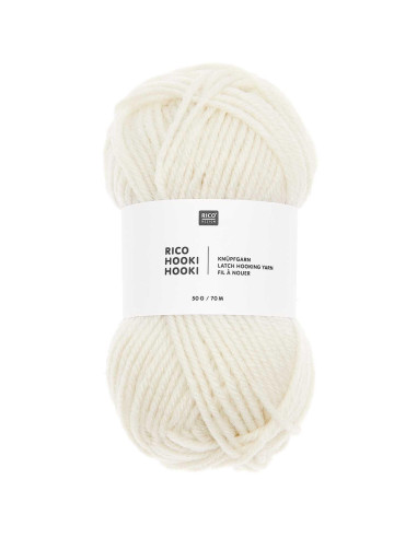 Fil à nouer Rico Hooki Hooki - Écru