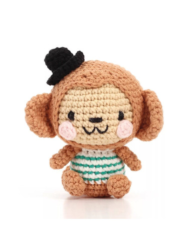 Kit crochet minigurumi - Nori le singe
