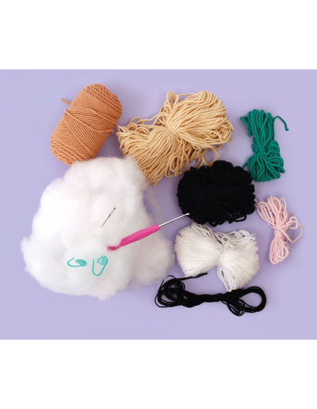 Kit crochet minigurumi - Nori le singe
