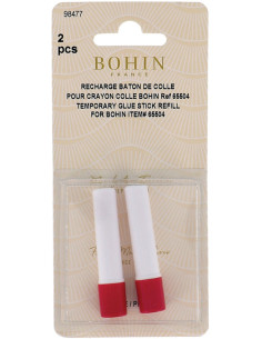 Set de 2 recharges crayon colle temporaire Bohin