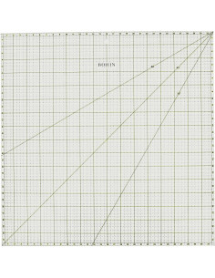Règle patchwork carrée Bohin 32 x 32 cm
