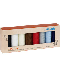 Coffret 8 fils à coudre polyester 200m Mettler ®