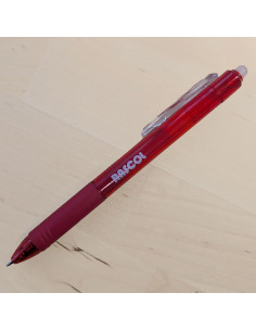 Stylo effaçable à la chaleur premium Rascol - Rouge