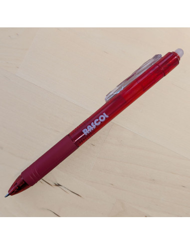 Stylo effaçable à la chaleur premium Rascol - Rouge