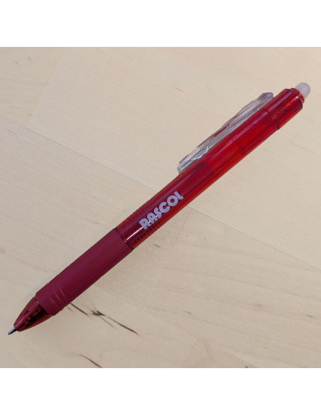 Stylo effaçable à la chaleur premium Rascol - Rouge