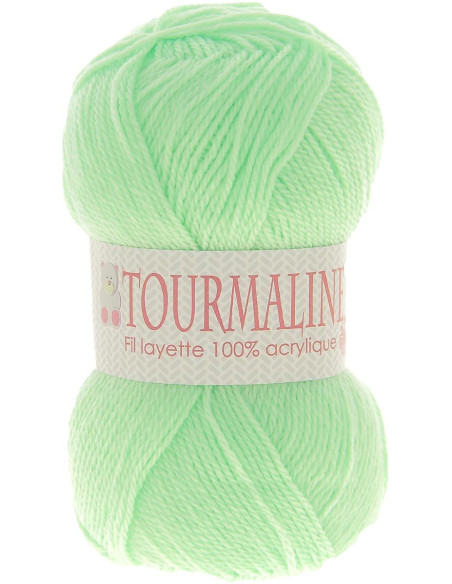 Sachet de 2 pelotes de fils à tricoter layette Tourmaline