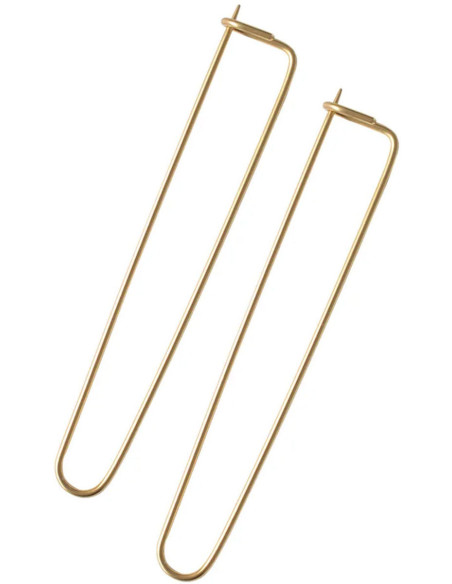 Set de 2 arrête mailles dorés pour tricot 13 cm