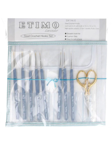 Set de crochets Etimo Gold Lace Tulip