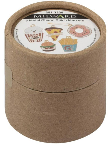 Set de 5 marqueurs de maille - Snacks