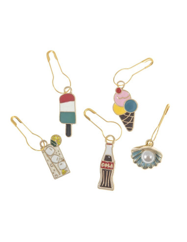 Set de 5 marqueurs de maille - Summer